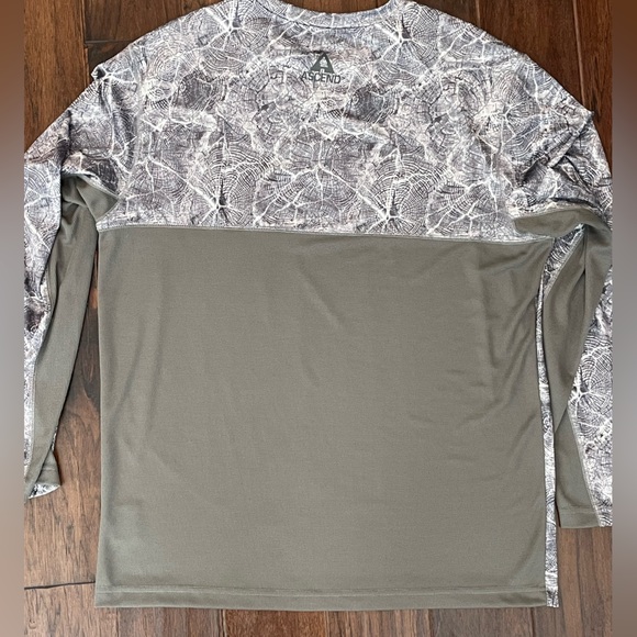 Mens’s Ascend (Bass Pro Shop? Long sleeve Fishing Shirt, Size Large - Picture 9 of 10